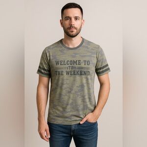 Lee Brice Welcome to the Weekend Camo Jersey Tee